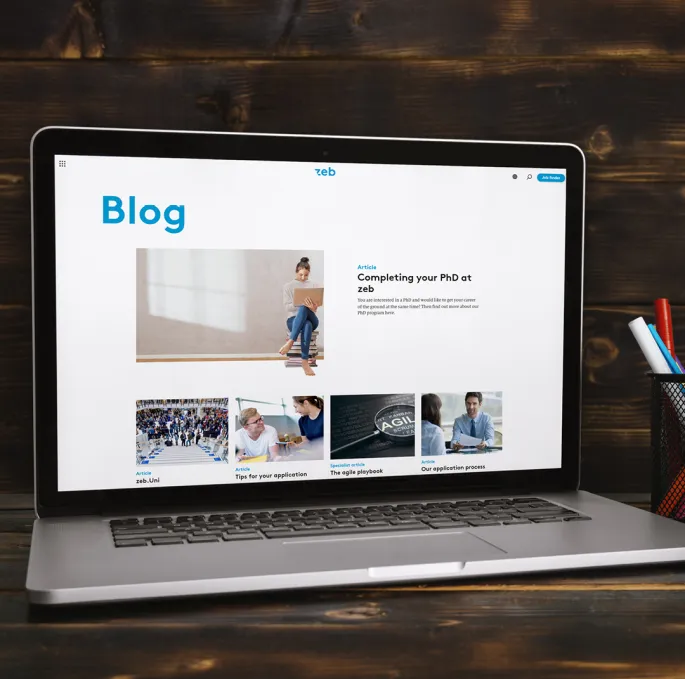 zeb career blog: Articles and testimonials at a glance